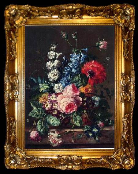 framed  unknow artist Floral, beautiful classical still life of flowers 07, ta009-2